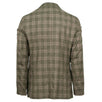 Drop 8 Plaid Wool Blend 3 Roll 2 Button Sport Coat - Beige