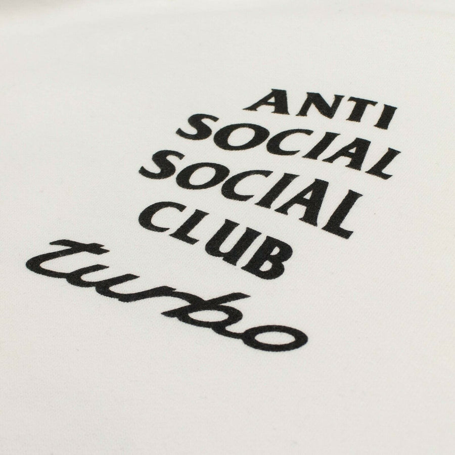 'Turbo' ASSC Logo Hooded Sweatshirt - White