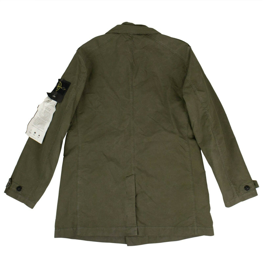 David TC With Dust Color Treatment Jacket - Green