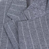 Doriani By Caruso Drop 7 Pin-Striped Wool Three Roll Two Button Suit - Gray