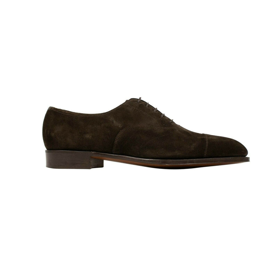 Chelsea Suede Oxford Dress Shoes - Brown