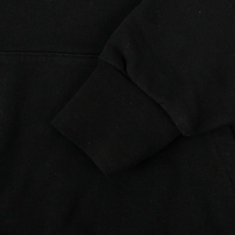 Patched Over Hoodie - Black