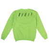 Graphic Sweatshirt - Neon Green
