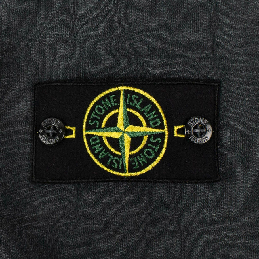 Cotton Zip Up Sweatshirt - Charcoal Gray