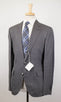 Wool Blend Check 3/2 Button Sport Coat - Gray