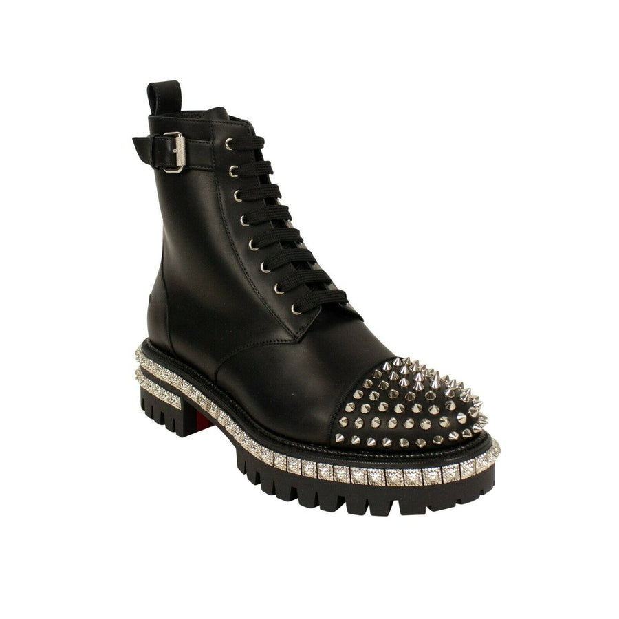 'King St' Spiked Booties - Black
