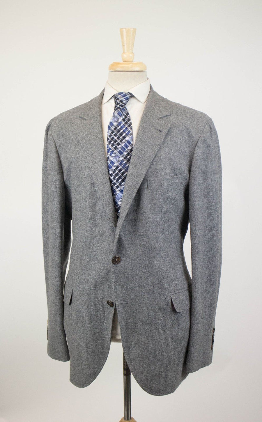 Cashmere Blend 3/2 Button Sport Coat - Gray