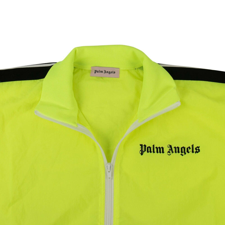 Neon Polyamide Logo Zip-Up Track Jacket - Green