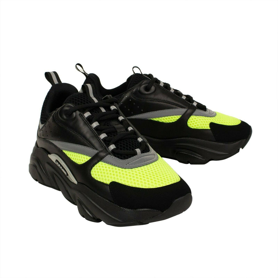 Technical Knit 'B22' Low-Top Sneakers - Black