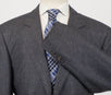 Cashmere Blend Glen Check 3/2 Button Sport Coat - Gray