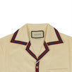 Cotton GG Embroidery Polo Shirt - Off-White
