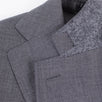 Drop 8 Wool Three Roll Two Button Suit - Gray