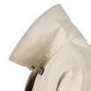 Cotton Double Breasted Trench Coat - Beige