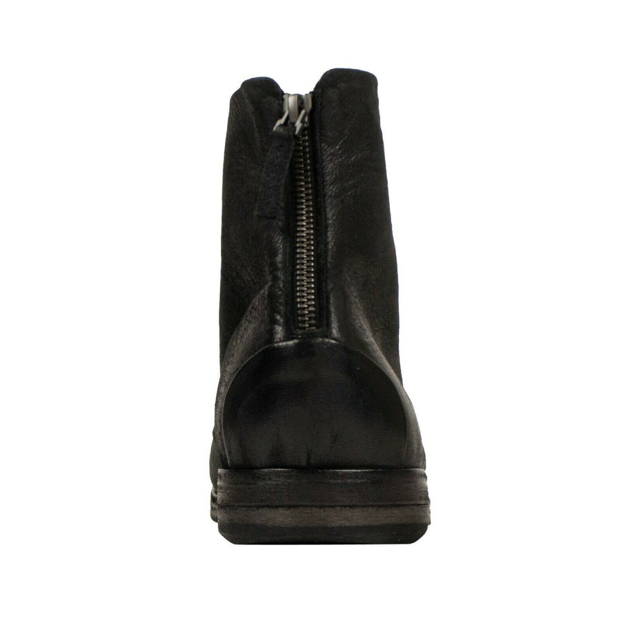 Listello Lace Up Leather Boots - Black