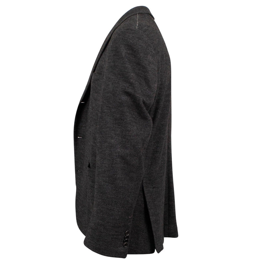 Drop 7 Cashmere Blend Two Button Sport Coat - Heather Grey