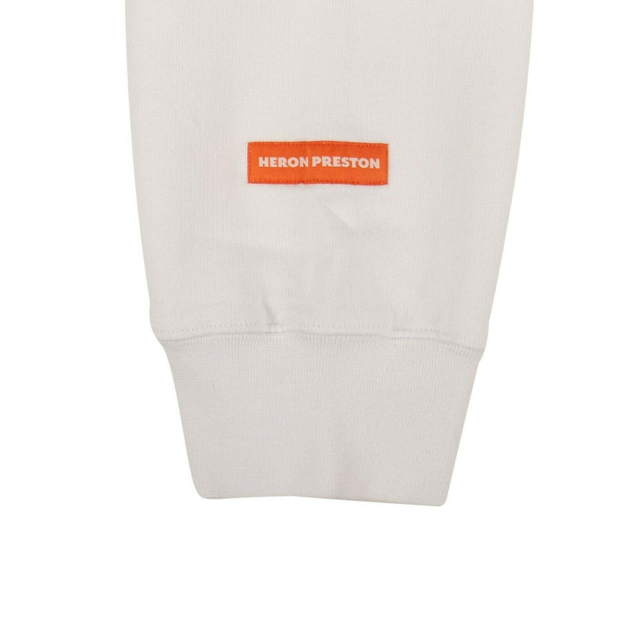 Cotton NASA Slogan Hoodie- White