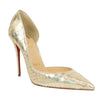 Iriza Python 100mm Half D'orsay Pumps - Iridescent Gold