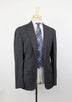 Glen Plaid Wool 3/2 Button Sport Coat - Gray
