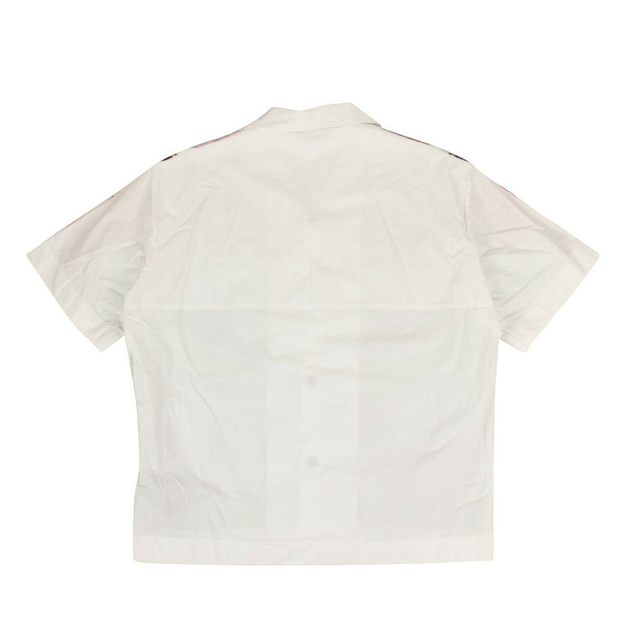 Alien Print Bowling Shirt - White