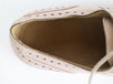 Suede Leather Wingtip Oxfords - Light Pink