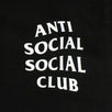 Cotton 'ASSC' Logo Hooded Sweatshirt - Black