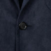 Drop 9 Suede 3 Roll 2 Button Sport Coat - Navy Blue