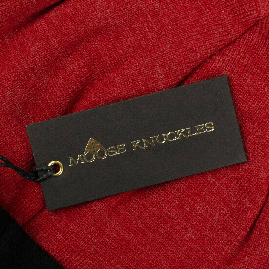 Men's Logo Beanie Hat - Red And Black Gray