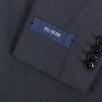 Drop 6 Micro Checked Wool Two Button Suit - Black