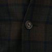 Drop 10 Plaid 3 Roll 2 Button Wool Sport Coat - Brown