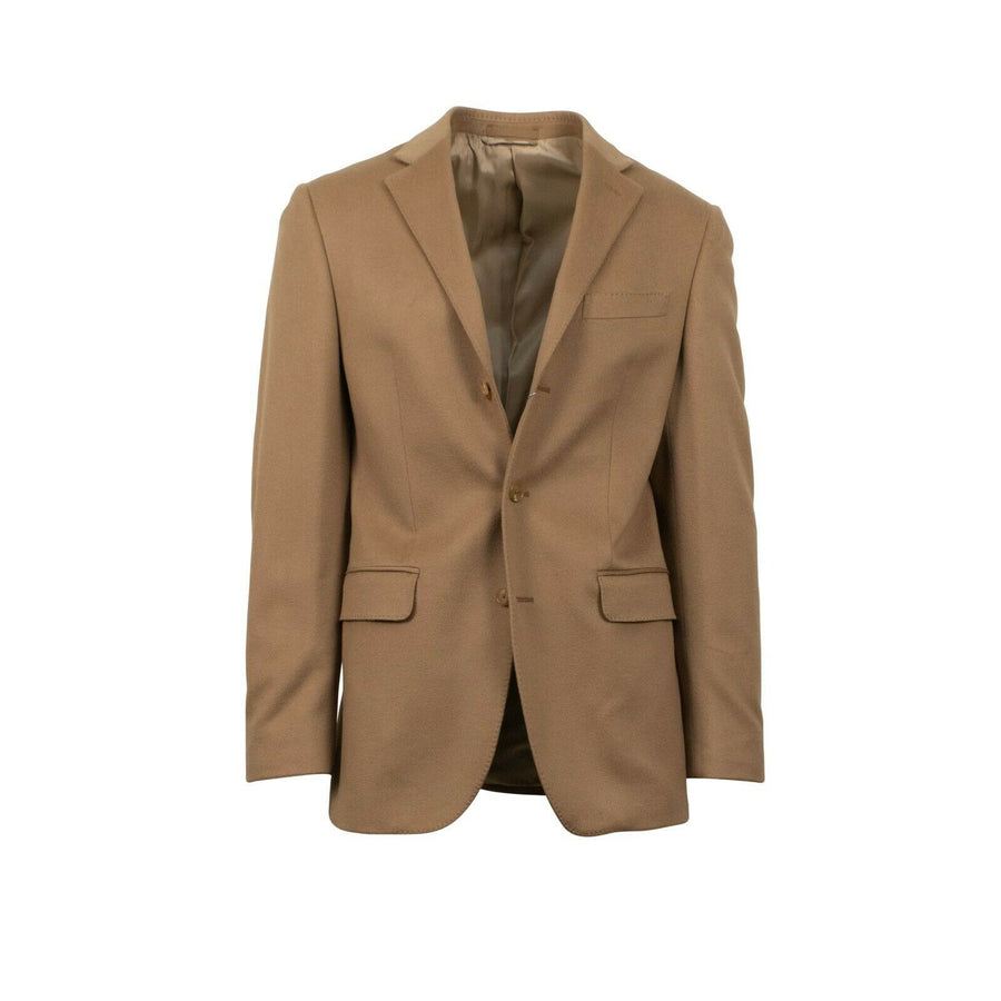 Drop 6 3 Roll 2 Button Wool Sport Coat - Camel