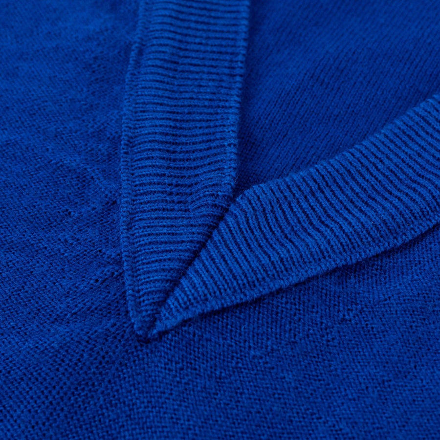 Bright Blue V-Neck Sweater