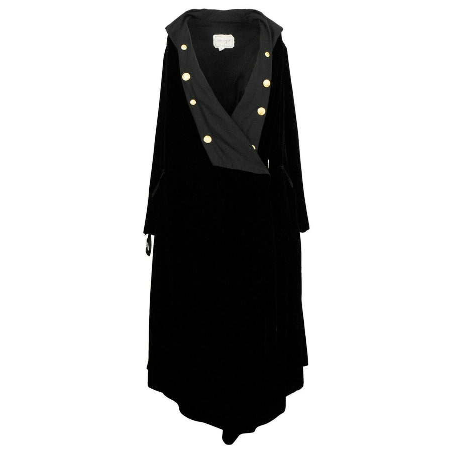 Velvet Officer Nomad Coat Jacket - Black
