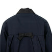 Bow In The Back Coat - Navy