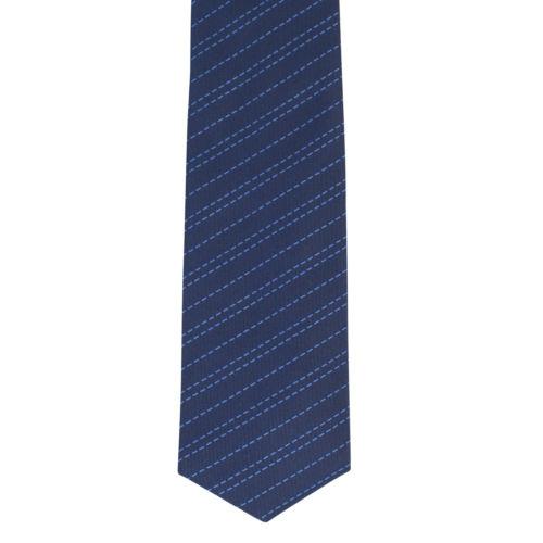 Silk Striped Neck Tie - Blue