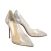Degrastrass Pvc & Sequins 100mm Crystal Pumps - Clear / Silver