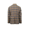 Drop 8 Plaid Button Down Linen Sport Coat - Brown