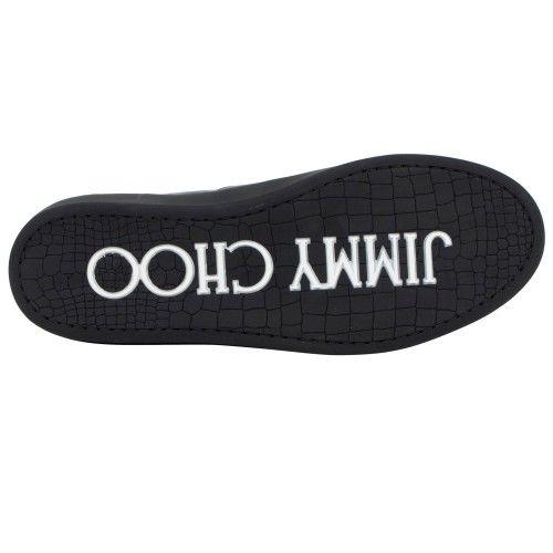 Portman Leather Lace-Up Low-Top Sneakers - Gray / Black