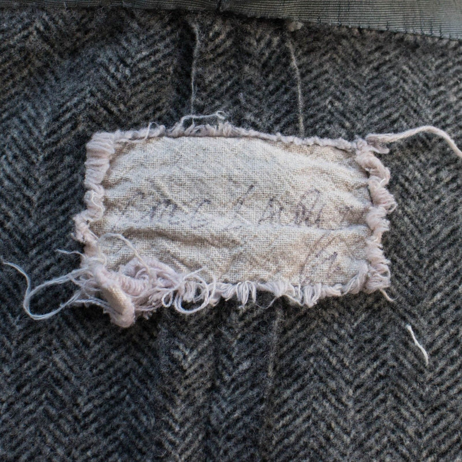 Wool-Silk No Button Distressed Sport Coat - Gray