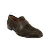 Criss-Cross Penny Loafer - Brown