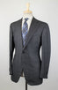 Windowpane Cashmere Blend 2 Button Suit - Gray