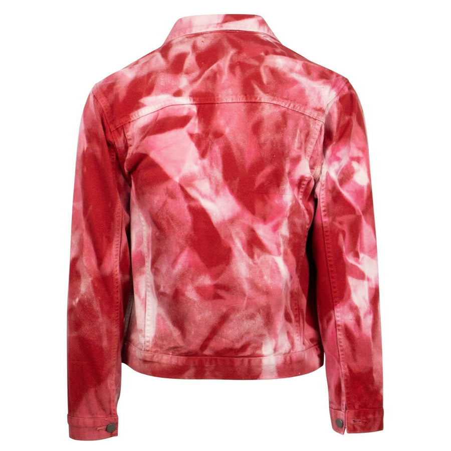 Trucker Tie Dye Jacket - Red