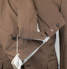 Wool Blend Twill 3/2 Button Suit - Brown