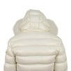 'Badyfur' Down Filled Quilted Puffer Coat - White