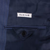 Drop 7 Wool Three Roll Two Button Suit - Navy Blue