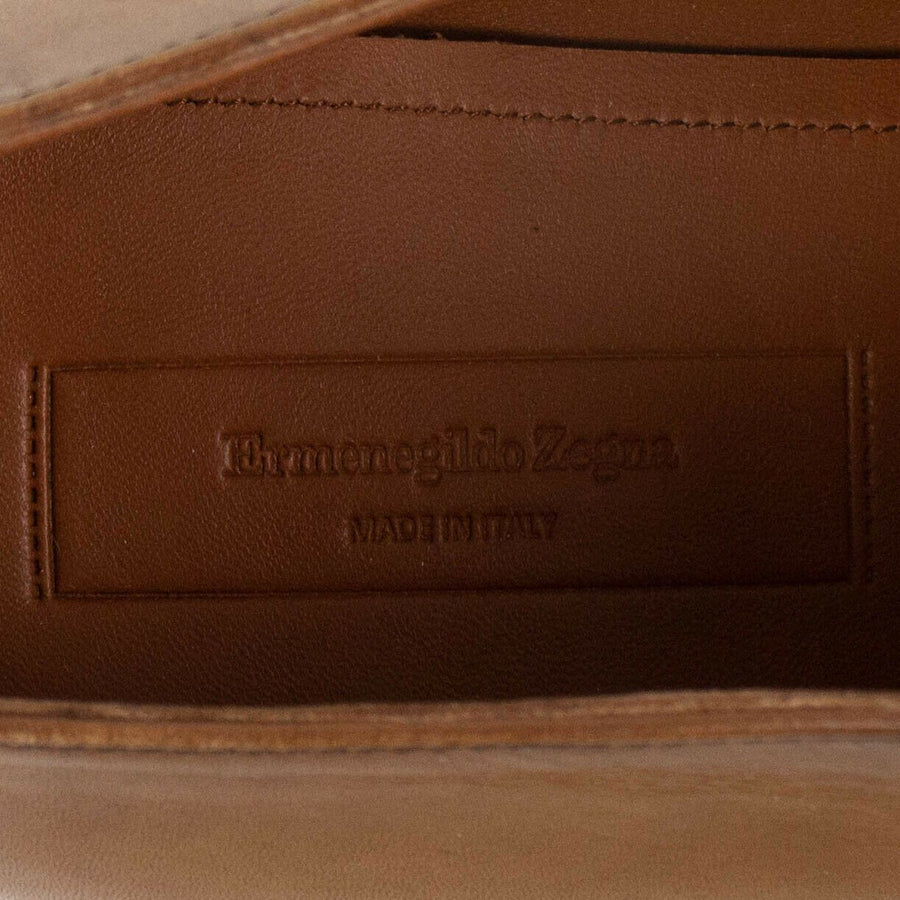 Leather 'Renato' Derby Shoe - Brown