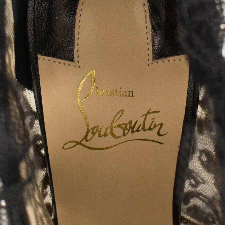 'Pigalla' 100mm Lace Pumps Heels - Black