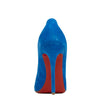 Suede Spikyshell Studded 100mm Pumps - Blue