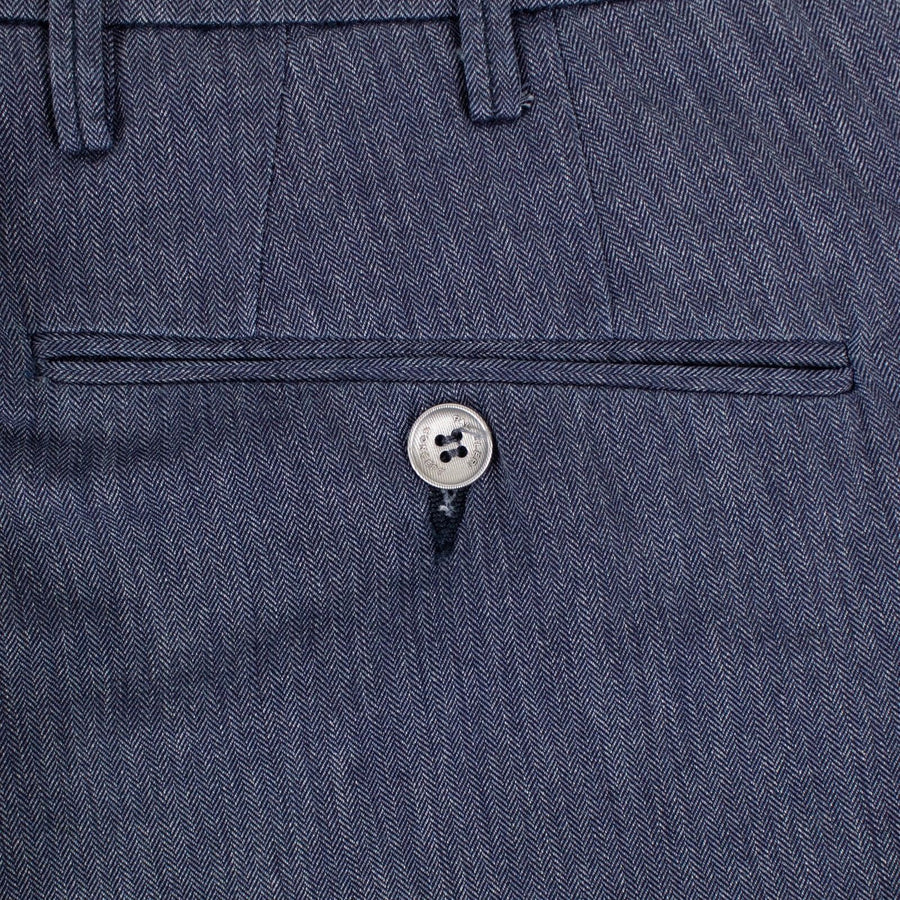 Blue Cotton Pants