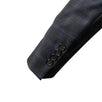 Drop 6 Plaid 3 Roll 2 Button Wool Sport Coat - Gray / Blue
