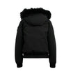 Boys Shearling Bomber Coat - Black